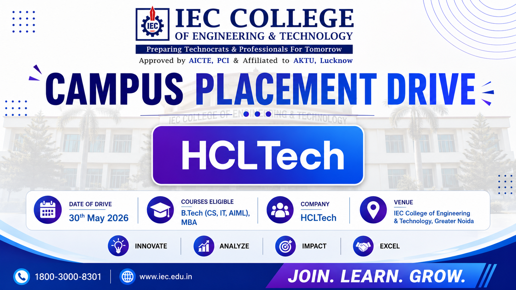 IEC College in Greater Noida.